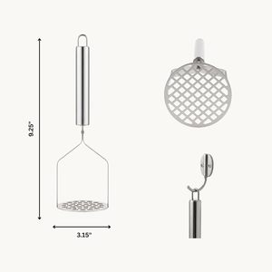 2026 Most Popular Stainless Steel Kitchen Cooking Tools Potato Slicer Garlic Press Fruit & Ginger <b>Cutter</b> for Potato - Product Image 2