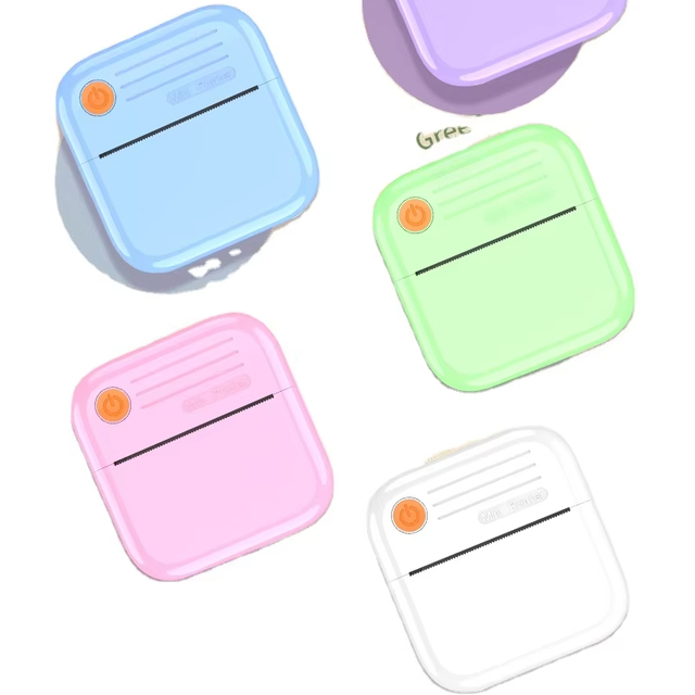 New Mini Black and White Thermal Printer Android IOS APP Pocket Picture Photo Portable Intelligent Printer