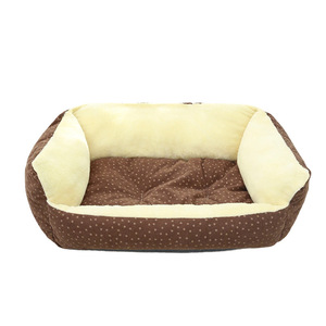 Pet Bed Rectangle Thickened Soft Polyester Fiber Fill Dog Cat <b>Sleeping</b> Bed Warm And Safe For Pets - Product Image 5