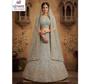 Modern Bridal Lehenga for Women Luxury Wedding & Party Wear Designer Embroidered Ethnic <b>Dress</b> Quick Dry <b>Reversible</b> - Product Image 5