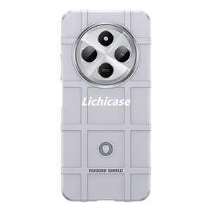 Lichicase เคสซิลิโคนนิ่มสีทึบแบบเรียบง่ายสำหรับ14C สีแดงฝาหลังกันกระแทกดีไซน์ใหม่ - Product Image 5