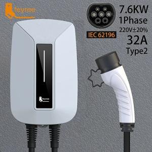 Station de recharge électrique feyree 7kW Type 2 32A AC, chargeur rapide pour voitures électriques, fabriqué en Chine - Product Image 1