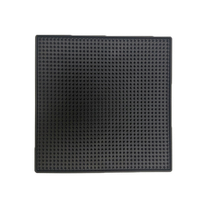 Vente en gros de tapis en silicone thermo-isolé de meilleure qualité pour la cuisine nouveau design de tapis de bar en caoutchouc pour vidange de café cocktail base en plastique PVC