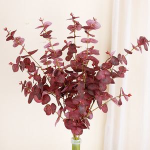 Hojas de Eucalipto con 7 Ramas de 90 cm, Decoración Interior de Seda Artificial, Alta Simulación - Product Image 2