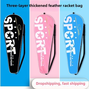 Set de Raqueta de Bádminton Deportiva Personalizada para Mujer con Bolsa de Hombro de Tela Oxford Impermeable y Empuñadura Engrosada de Tres Capas para Práctica - Product Image 5