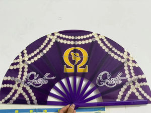 2025 New Zeta Phi Beta Hand <strong>Fan</strong> Greek Sorority Zeta Phi Beta Folding <strong>Fan</strong> with Pearls Hand <strong>Fan</strong> Sorority Gift Wholesale - Product Image 6