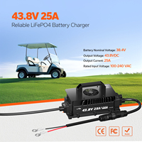 Chargeur de batterie au lithium pour voiturette de golf étanche LiTime 36V (43.8V) 25A avec garantie de 2 ans US CA EU AU JP Accessoire de stock