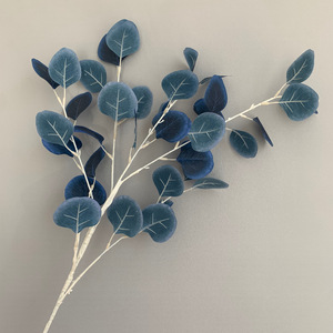 90Cm feuille de pomme artificielle Eucalyptus plantes et <span class=keywords><strong>fleurs</strong></span> pour mariage maison hôtel décoration vente en gros - Product Image 4