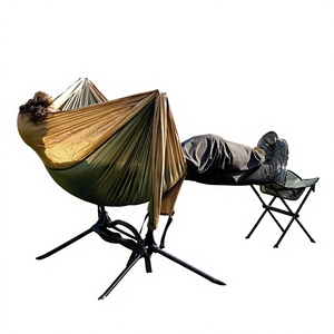 Outdoor Aluminum Ultralight <b>Kid</b> Hammock Camping Rocking Chair Leisure Garden Lounge Folding <b>Swing</b> Hammock Chair - Product Image 1
