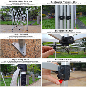 Feamont 3x6m Bật lên triển lãm ngoài trời gấp gazebo lều cho sự kiện triển lãm thương mại tán quảng cáo lều - Product Image 6