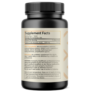 วิตามินซีเม็ดเข้มข้น 1000 มก. ขายส่ง เสริมภูมิคุ้มกัน ต้านอนุมูลอิสระ กรดแอสคอร์บิกบริสุทธิ์ <span class=keywords><strong>100</strong></span> <span class=keywords><strong>เม็ด</strong></span> <span class=keywords><strong>ราคา</strong></span>โรงงาน - Product Image 4