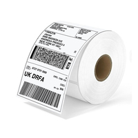 Étiquettes d'expédition thermiques 4x6 pouces 100x150mm Rouleaux d'autocollants adhésifs A6
