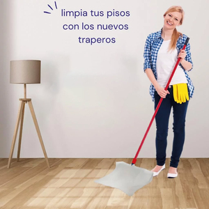Lingettes humides jetables pour le nettoyage des sols, lingettes humides pour le nettoyage et l'élimination de la poussière domestique, 20*30CM - Product Image 3