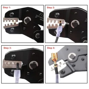 SN-58B 0.25-1.5mm AWG24-16 không cách nhiệt uốn tóc bồng Kìm thiết bị đầu cuối công cụ Dupont crimper Jumper dây EPS PCIe <span class=keywords><strong>sata</strong></span> pins <span class=keywords><strong>Molex</strong></span> JST - Product Image 6