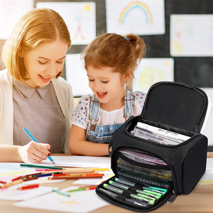 Estuche para Lápices de Oficina AMZ, Estuche Organizador de Gran Capacidad, Multifuncional con Compartimentos, Bolsa Grande para Lápices para el Regreso a Clases - Product Image 6