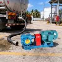 ZYB 300 Rückstandsöl-Zahnradpumpe 300 LPM 5,5 KW Legierungsstahl-Zahnrad Hochleistungs-Rückstandsöltransfer mit Elektromotor