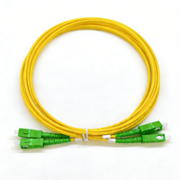 Kabel Patch Fiber Optik Single Mode SM Duplex SC-SC APC Harga Pabrik Langsung untuk FTTH FTTX
