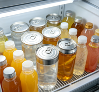 202 #   Capuchon ROPP en aluminium écologique 52 mm à ouverture facile, couvercle intégral à déchirure facile pour canettes de boissons et bocaux alimentaires en PET