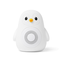 Machine à bruit blanc intelligente sans fil pour enfants, 30 sons apaisants, veilleuse, batterie rechargeable, lampes colorées à effets de tapotement
