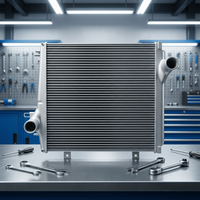 Automotive Intercooler for Turbocharged Engine Air Intake Cooling System Replacement