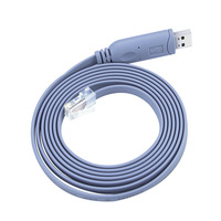 ExactCables de alta velocidad FTDI USB a Serial/RS232 RJ45 Cable de consola Aplicación aérea trenzada de alta calidad con aislamiento de PE