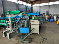 Machine de formage à froid de tôles d'acier galvanisé, machine de fabrication de profilés de feuilles d'échafaudage perforées personnalisables