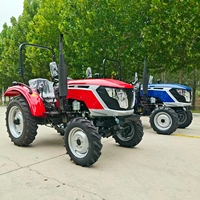 Hochleistungs-Vierradtraktor mit Niedrigem Kraftstoffverbrauch Stabiler Motor Breite Rutschfeste Reifen für Bergige und Komplexe Ackerlandflächen
