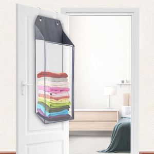 Foldable Household Hanging <b>Storage</b> Bag Rectangle Dust Cover Organizer for Clothing Handbags Convenient Closet <b>Storage</b> Solution - Product Image 1