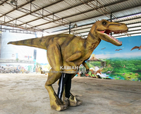 Costume de dinosaure télécommandé, Simulation d'un dinosaure, fait à la main, Costume de prédateurs t-rex pour spectacle de scène