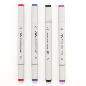 Marqueur corporel double tête à base d'eau pour tatouage, crayon de traçage pour maquillage artistique corporel - Product Image 1