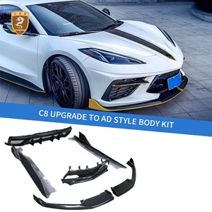 Kit carrosserie en fibre de carbone sèche pour <span class=keywords><strong>Chevrolet</strong></span> <span class=keywords><strong>Corvette</strong></span> <span class=keywords><strong>C8</strong></span> <span class=keywords><strong>2023</strong></span> : Lame avant, aileron latéral, diffuseur arrière et prises d'air de pare-chocs - Product Image 3
