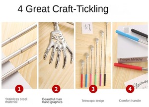 Telescopic Extendable <strong>Different</strong> Color Retractable Back Scratcher for Your <strong>Selection</strong> - Product Image 2