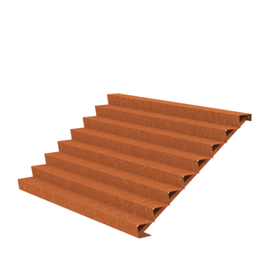 <span class=keywords><strong>Escaleras</strong></span> de jardín rústicas de estilo moderno de acero Corten de corte por láser para paisajismo - Product Image 6