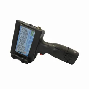 Impressora a jato de tinta para impressão manual Easy to Operate TIJ, impressora a jato de tinta com código QR e data de validade, 12.7mm, 25.4mm