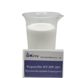 KIYU stiren akrilik polimer emülsiyon KY-OP-301 kimyasal hammadde için ve duş jeli