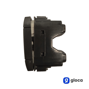 Gloca Lot de 10 prises murales 1P 16A 250V pour série Living, installation facile, plastique, IP20, mise à la terre standard - Product Image 4