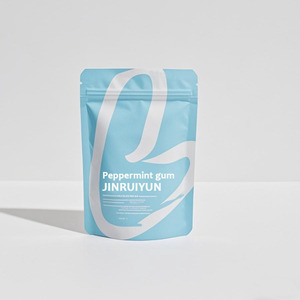ジンルイユン OEM シュガーフリーエナジーミントガム 6パック 100%天然健康食品グレードハーブエキス 液体固形抽出 3年間 - Product Image 1