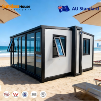 Casa Contenedor Expandible Prefabricada de 20, 30 y 40 Pies, Villa Prefabricada de Ensamblaje Rápido, Casa Contenedor Modular Expandible