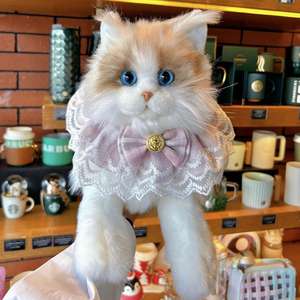 Grande taille mignon incroyable chat simulé poupée coton chaton jouet pour enfants parfait peluche Animal anniversaire ou Date cadeau - Product Image 3