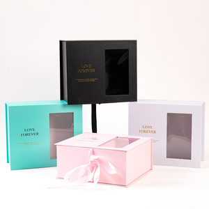 Carton personnalisé de luxe boîte à fleurs <span class=keywords><strong>maman</strong></span> <span class=keywords><strong>surprise</strong></span> pour la saint-valentin des mères emballage de Delux boîte à fleurs cadeau pour bijoux rouge à lèvres - Product Image 3