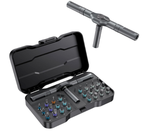 S2 Steel Ratchet Screwdriver Set Hand-Powered Magnetic Repair <strong>Toolkit</strong> with Hard Case OEM Customizable 1-Year Warranty DIY - Product Image 1