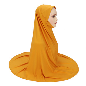 Pañuelo musulmán listo para usar de tamaño adulto grande, hiyab, Jersey instantáneo, Árabe debajo del gorro, Malasia para mujer de turbante, bufanda, chales - Product Image 4