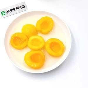 Pêches jaunes en conserve en dés, aliments sains, fruits en conserve pour la pâtisserie, utilisation OEM - Product Image 2