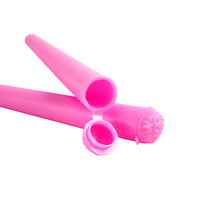 Nouveau design de couvercle accessoires pour fumeurs en plastique vente en gros Tubes en forme de tuyau de tabac multicolore Tube de stockage étanche à l'odeur