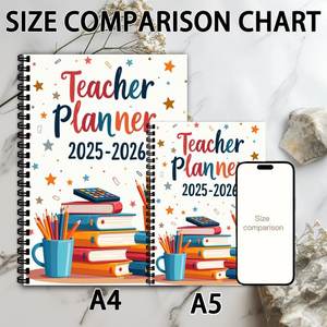 Agenda para Maestros 2026-2027, Encuadernada en Espiral, para Gestión y Seguimiento de Tareas, Personalizable, Bajo Pedido Mínimo - Product Image 5