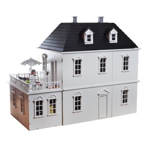 Casa delle bambole in scala 1:12 <span class=keywords><strong>di</strong></span> <span class=keywords><strong>legno</strong></span> grande casa delle bambole i <span class=keywords><strong>bambini</strong></span> fingono <span class=keywords><strong>di</strong></span> giocare <span class=keywords><strong>di</strong></span> ruolo casa delle bambole scena in miniatura fai da te - Product Image 1