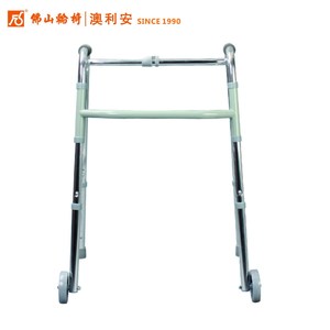 Foshan Oriental FS912L <b>Frame</b> Type Two Wheeled <b>Walker</b> Height Adjustable For Elderly Mobility Aid - Product Image 1