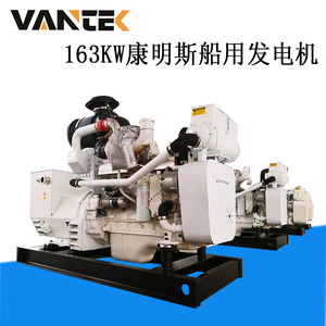 เครื่องกำเนิดไฟฟ้าดีเซล Jiangsu Wantai 163 กิโลวัตต์ 200 กิโลโวลต์แอมแปร์ 50 เฮิรตซ์ 1500 รอบต่อนาที ระบบควบคุมแรงดันไฟฟ้าอัตโนมัติ สำหรับใช้งานทางทะเล - Product Image 4