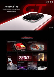 2025 Honor GT Pro OCTA Core Snapdragon 8 <span class=keywords><strong>ELITE</strong></span>/6.8 "OLED 144Hz 7/200mAh แบตเตอรี่90W ซุปเปอร์ชาร์จ50MP กล้องหลัง LTE - Product Image 6