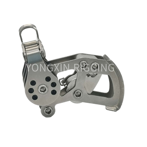 بكرة نايلون ثلاثية العجلات من الفولاذ المقاوم للصدأ مع ملحقات ومحمل لليخت الكاياك - Product Image 2